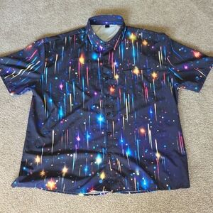 Men's Cosmic Starburst Casual Shirt
